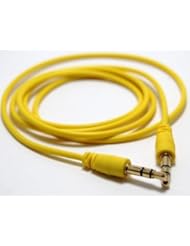 CE: Yellow 3ft 3.5mm Auxiliary (AUX) Audio Jack cable - CablesFrLess (TM)