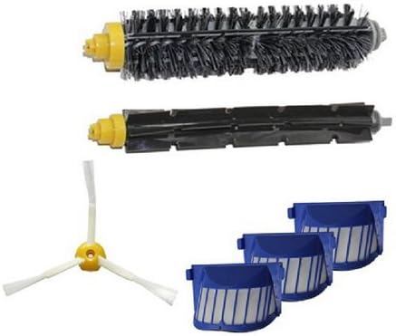 Part kit for iRobot Roomba 700 Series Replenishment Kit Robotic Vacuums Cleaner Parts(Bristle brush+Flexible beater brush+ Sidebrush 3 arms+Filter)