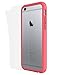iPhone 6s Plus Case [Coral Pink] RhinoShield CrashGuard Bumper [11 Ft Drop Tested] No Bulk [EggDrop Technology] Thin Lightweight Protection [Includes Back Transparent Skin] Also fit iPhone 6 Plus