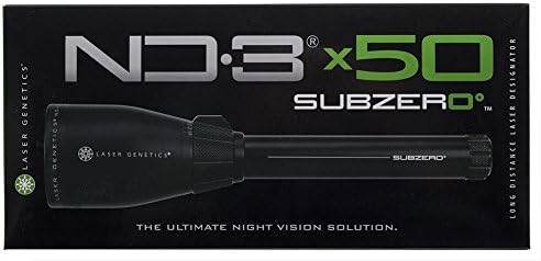 Laser Genetics SubZero Series 50mm Laser Designator with Scope Mount