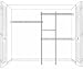 5'-8'S&R Closet Org Kit
