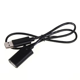 Neewer Black Wifi Usb Extension Cable for Xbox 360 Kinect