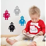 Robots Wall Decor Stickers