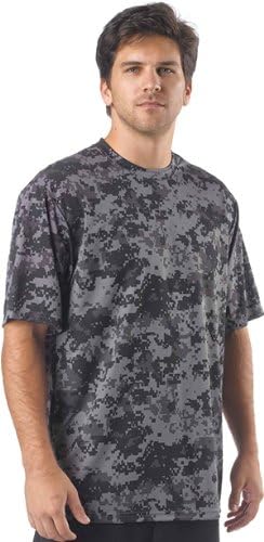 Graphite Adult 3-XXXL CAMO Moisture Wicking Crewneck Jersey/T-Shirt