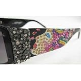 Ed Hardy Medusa Sunglasses Swarovski Crystals EHS028 - in your choice of colors
