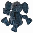 Hugglehounds Magnus the Elephant Knottie Dog Toy