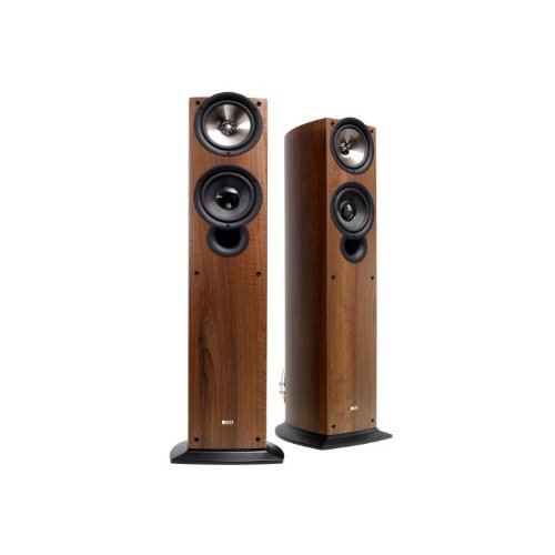 KEF iQ50WA Floor Standing Speaker (Single, Walnut)