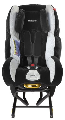 RECARO 6123.21086.66 - Polaric  - Autokindersitz Gruppe I  (9 bis 18 kg), von ca. 9 Monate bis 4,5 Jahre, Farbe Microfibre Black/Silver