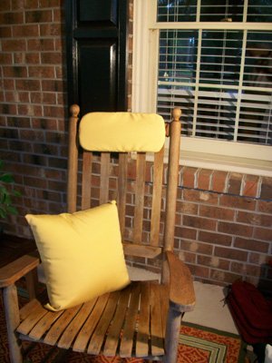 Furniture Pillow - Yellow