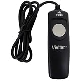 Vivitar Wired Remote Shutter Release for Canon EOS 30/33/50/300/300D, Digital Rebel/350D, Rebel XT/400D, Rebel XTI/450D, Rebel XSI/550D, Rebel T2i/1000D, Rebel XS/60D, Contax N/Contax 645, Rebel T3, T3i/600D, Pentax K110D, K100D, K200D, K10D, K20D, K7, ist, DS, DS2, DL2, DL, D and Samsung GX-1S, GX-1L, GX-10, GX-20 DSLR Cameras