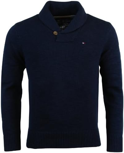 Tommy Hilfiger Mens Shawl Neck Pullover Sweater