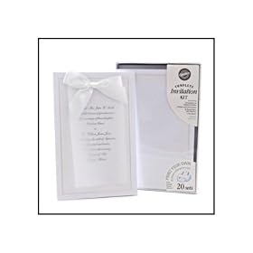 Wilton Enchanting Wedding Invitations Complete Kit 100 Count