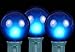Novelty Lights, Inc. G-50-S-BL Globe Outdoor Patio Party Christmas Replacement Bulbs, Blue, 25 Pack