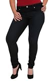 Torrid Plus Size Source of Wisdom Navy Stitch Pull-On Skinny Jean (extra tall)