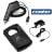 Durable Flexible Black Silicone Skin Case + Car + Home Travel Charger for Sandisk Sansa Clip Mp3 Player