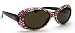 LZ New York Swarovski Crystallized Celebrity Style Women's Fashion Sunglasses Plastic Brown