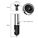 TRF Bluetooth 4.0 Headsets with Mic, Mini Hand-free In-ear Headphone with 3 Different Size Earbud Tips Car Charger for iPhone 6s / 6s Plus, LG G4 / G5, and Other iOS and Android Devices (Black)