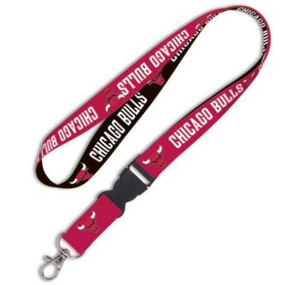Chicago Bulls 2Tone Lanyard With Detachable Buckle - N/A