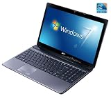 Acer - Aspire 5750G-2434G50Mn - Ordinateur portable 15,6'' (39,6 cm) - Intel Core i5-2430M - 500 Go - RAM 4096 Mo - Windows 7 - Carte graphique Nvidia GeForce GT 520M