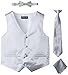 American Exchange Big Boys' Boys Satin 4 Piece Vest Set