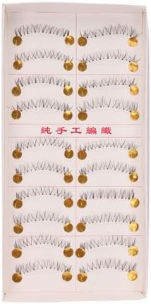 New 10 Pairs Handmade Cross Style Bottom Lower Fake False Eyelashes Black