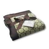 Swaddle Designs /究極のふわふわベビーカーブランケット パステルグリーンモッズサークル SD-056LM