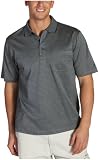 IZOD Men's Short Sleeved Double Mercerized Cotton Golf Shirt