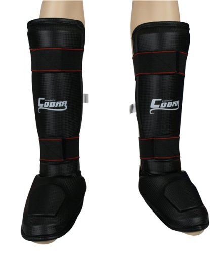 Cobra Shin Instep MMA Vinyl BLACK