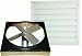 Cool Attic CX242DDWT Direct Drive 2-Speed Whole House Fan with Shutter, 24-Inch, White