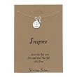 Inspire Inspirational Pendant Necklace - 16"