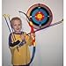 Toy Bow and Arrow Archery Set with Target and 3 Suction Cup Arrows