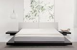Modern Furniture | Worth King Wenge Low-profile Platform Bed + 2 Nightstands