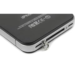 ★改良版★超便利！iPhone4専用ストラップ取り付けリングネジ 星型+プラス型専用ドライバー付き！
