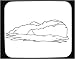Mouse Pad with black and white, hill, Europe, mountain, Switzerland, elevation, banks