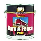 Farm and Fence Paint - 18-3121-70 1G Wht Barn Latex by Valspar
