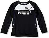 Puma - Kids Boys 8-20 No.1 Logo Performance Tee, Black, Small