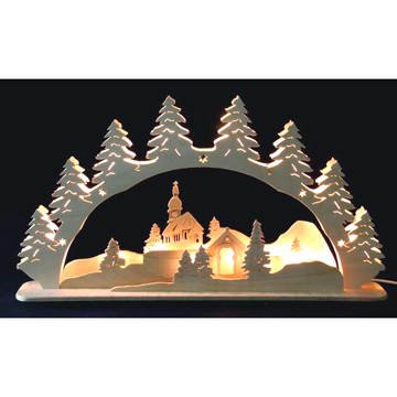 Bauplan 3-D Lichterbogen Kapelle im Wald