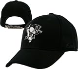 Reebok Pittsburgh Penguins Black Basic Logo Wool Blend Adjustable Hat