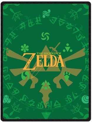 Green The Legend of Zelda Custom Creative Woolen Blanket Fleece Blanket Indoor and Outdoor Blanket Travel Blankets 58x80 Inches (Large)