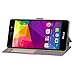 BLU Life XL case, KuGi BLU Life XL case - MX style ultra-thin PU Leather Case for BLU Life XL - LTE 5.5 inch smartphone. (Rose)
