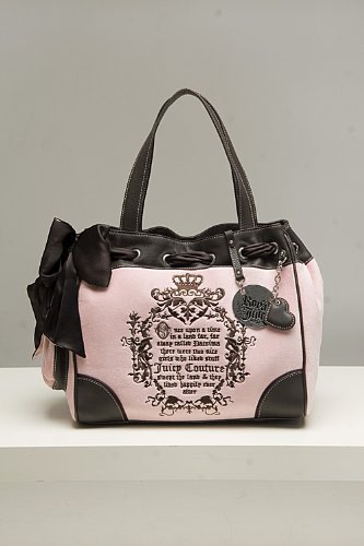 Juicy Couture Day Dreamer Nardles Velour Tote