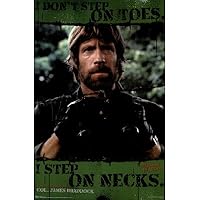 Chuck Norris Movie (I Step on Necks) Poster Print - 24x36