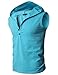 H2H Mens Fashion Slim Fit Lightweight Sleeveless Hoodies