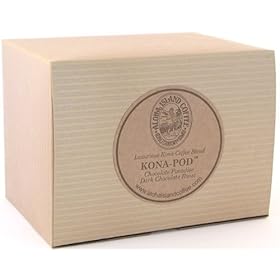 Chocolate Paradise, Organic Pure Kona Blend Coffee Pods, 24 Pods, From Aloha Island Coffee
