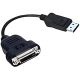 HP Universal DisplayPort / Display Port / DP to DVI Video Adapter Cable Converter (Discontinued by Manufacturer)