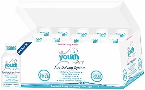 YouthH2O Age Defying System with Biotin, Bubble Young, One Month Supply
