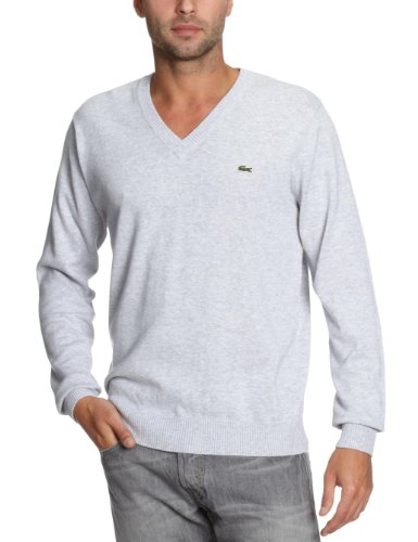 Lacoste Herren Pullover AH0149-00, Gr. 48 (T3), Grau (PALADIUM/ROCHER QQ0) Preisvergleich