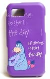 New Purple Eeyore A Little Hug to Start the Day Disney Classic Whinnie the Pooh Samsung A867 Eternity Snap on Cell Phone Case Rubber Texture