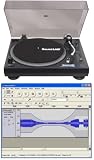 Soundlab Professional USB Belt Drive Turntable Supplied With Plastic Platter and Lid