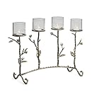 Mikasa 4-Light Gilded Twigs Centerpiece, 18 by 14-Inch